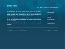 Tablet Screenshot of israelsack.com